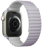 Pasek Uniq Revix Reversible Magnetic do Apple Watch Series 1/2/3/4/5/6/7/8/SE/SE2/Ultra 42-49 mm Lilak-biały (8886463680810) - obraz 3