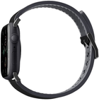 Pasek Uniq Straden Leather Hybrid Strap do Apple Watch Series 1/2/3/4/5/6/7/8/SE/SE2/Ultra 42-49 mm Czarny (8886463679609) - obraz 2
