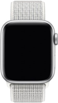 Pasek Apple Nike Sport Loop Band MX802AM/A do Apple Watch Series 1/2/3/4/5/6/7/8/SE/SE2 38-41 mm Biały (190199373655) - obraz 2