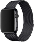 Pasek Mercury Mesh do Apple Watch Series 1/2/3/4/5/6/7/8/SE/SE2 38-41 mm Czarny (8809724801533) - obraz 2