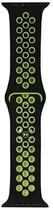 Pasek Beline Sport Silicone do Apple Watch Series 1/2/3/4/5/6/7/8/SE/SE2 38-41 mm Czarno-Limonkowy (5904422919832) - obraz 2