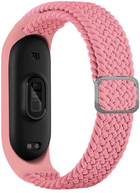 Pasek Beline Textile do Xiaomi Mi Band 5/6/7 Różowy (5904422914202) - obraz 1