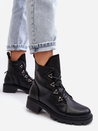 Жіночі зимові черевики низькі S.Barski HY93-52A 36 Чорні (5905677983128) - зображення 6