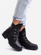 Жіночі зимові черевики низькі S.Barski HY93-52A 39 Чорні (5905677983159) - зображення 3