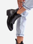 Жіночі зимові черевики низькі S.Barski HY75-120 37 Чорні (5905677982770) - зображення 5
