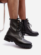 Жіночі зимові черевики високі Zazoo 1757 37 Чорні (5905677982183) - зображення 3