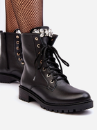 Жіночі зимові черевики високі Zazoo 1757 37 Чорні (5905677982183) - зображення 6