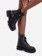 Жіночі зимові черевики високі Zazoo 949P 39 Чорні (5905677981919) - зображення 3