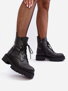 Жіночі зимові черевики високі Zazoo 949P 39 Чорні (5905677981919) - зображення 8