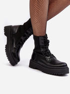 Жіночі черевики високі Dedinva 37 Чорні (5905677979855) - зображення 4