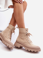 Жіночі зимові черевики низькі Gordts 36 Бежеві (5905677980684) - зображення 4