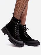 Жіночі зимові черевики низькі Gordts 40 Чорні (5905677980608) - зображення 5