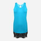 Нічна сорочка жіноча DKaren Slip Taylor L Бірюзова (5903251377660) - зображення 1