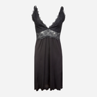 Нічна сорочка жіноча DKaren Slip Pia 2XL Чорна (5903251461185) - зображення 1