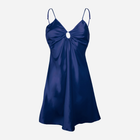 Нічна сорочка жіноча DKaren Slip Kamaria 2XL Темно-синя (5903251468733) - зображення 3