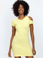 Нічна сорочка жіноча DKaren Slip Esi S Жовта (5903251468931) - зображення 1