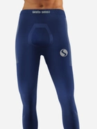Spodnie legginsy termiczne męskie Sesto Senso CL42 S/M Granatowe (5904280038607) - obraz 1