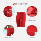 Spodnie legginsy termiczne męskie Sesto Senso CL42 XXL/XXXL Czerwone (5904280038713) - obraz 5