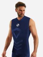 Koszulka męska termiczna bez rękawów Sesto Senso CL38 L/XL Granatowa (5904280037532) - obraz 1