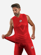 Koszulka męska termiczna bez rękawów Sesto Senso CL38 XXL/XXXL Czerwona (5904280037631) - obraz 2