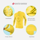 Koszulka męska termiczna bez rękawów Sesto Senso CL38 L/XL Żółta (5904280037686) - obraz 8