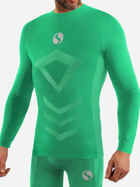 Koszulka męska termiczna długi rękaw Sesto Senso CL40 S/M Zielona (5904280038034) - obraz 4