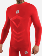 Koszulka męska termiczna długi rękaw Sesto Senso CL40 S/M Czerwona (5904280038157) - obraz 4