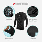 Koszulka męska krótki rękaw Sesto Senso CL39 L/XL Czarna (5904280037839) - obraz 8