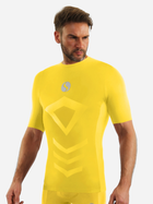 Koszulka męska krótki rękaw Sesto Senso CL39 S/M Żółta (5904280037945) - obraz 1
