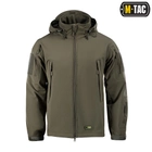 M-tac комплект Shoft Shell куртка з підстібкою, штани тактичні, рукавички, рюкзак олива 2XL - зображення 4
