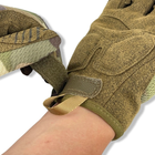 Тактичні рукавиці Розмір L Мультикам - изображение 4