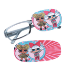 Оклюдер на окуляри дитячий текстильний Fuddy-Duddy 2шт для лівого і правого ока з малюнком Лялечка ЛОЛ (O-9) - зображення 3