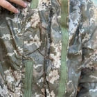 Чоловічий Костюм - Дощовик Куртка + Штани піксель / Водозахисний Комплект розмір M - зображення 7