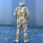 Чоловічий зимовий Костюм "Кордон-6" Куртка + Штани / Польова форма на флісі саржа піксель розмір XS - зображення 2