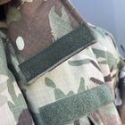 Чоловічий зимовий Костюм "Кордон-6" Куртка + Штани / Польова форма на флісі саржа мультикам розмір 2XL - зображення 7