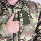 Мужская Куртка 5.11 Soft Shell на флисе / Верхняя Одежда с защитой от влаги мультикам размер 6XL - изображение 8