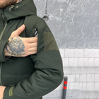 Мужской бушлат с подкладкой OMNI-HEAT и силиконовым утеплителем 150 / Зимняя куртка Oxford олива размер S - изображение 6