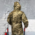 Мужской бушлат на мехе Lord / Зимняя куртка с синтепоновым наполнителем пиксель размер L - изображение 3