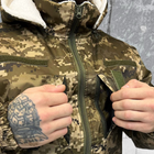 Чоловічий бушлат на хутрі Lord / Зимова куртка з синтепоновим наповнювачем піксель розмір L - зображення 5
