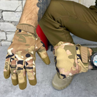 Влагозащищенные перчатки с косточками Soft Shell на флисе мультикам - изображение 1