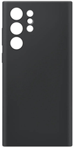 Etui Beline Silicone do Samsung Galaxy S23 Ultra Black (5905359810889) - obraz 1