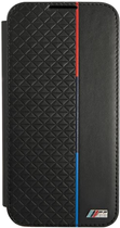 Чохол-книжка BMW M Collection Triangles для Samsung Galaxy S22 Plus Black (3666339043339) - зображення 1
