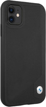 Etui BMW Leather Deboss do Apple iPhone 11 Black (3666339011741) - obraz 2