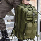 Тактичний рюкзак 25L khaki / армійський - зображення 3