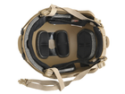 Страйкбольный шлем с быстрой регулировкой FAST MH – COYOTE [EMERSON] (для страйкбола) - изображение 3