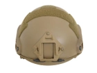 Страйкбольный шлем с быстрой регулировкой FAST MH – COYOTE [EMERSON] (для страйкбола) - изображение 4