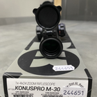 Оптичний приціл KONUS KONUSPRO M-30 1-4x24 IR, сітка Circle Dot з підсвічуванням (244651) - зображення 3