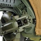 Комплект наушники Earmor M32 (М32Н, М31Н, М31) с улучшенным креплением "чебурашка" и каска - шлем Fast защитный, пуленепробиваемый, кевларовый, защита по NATO - NIJ IIIa (ДСТУ кл.1), размер M-L - изображение 6