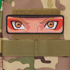 Шеврон Naruto Eyes (Очі Наруто) Наруто, 9х3, на липучці (велкро), патч друкований - зображення 3