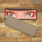 Шеврон Naruto Eyes (Очі Наруто) Наруто, 9х3, на липучці (велкро), патч друкований - зображення 4